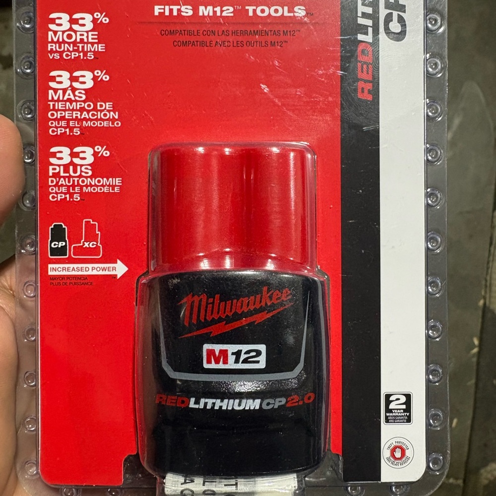 Milwaukee Red Lithium CP 2.0 Battery Pack